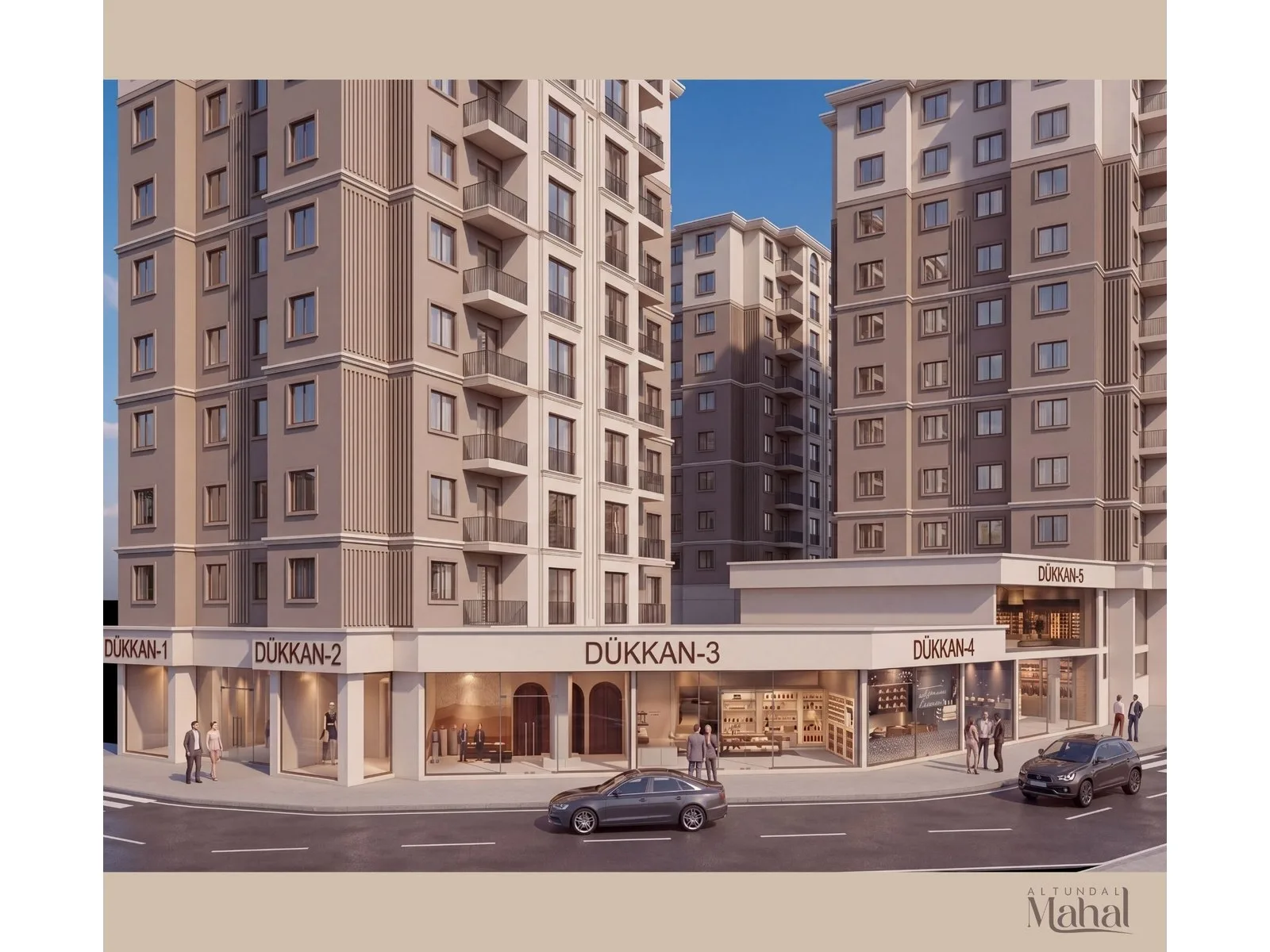 Altundal Mahal, Pendik — dış cephe görselleştirmesi · 4. görsel