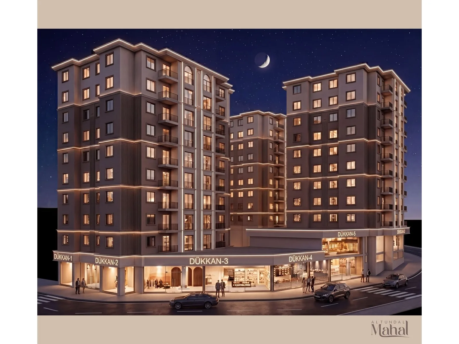 Altundal Mahal, Pendik — dış cephe görselleştirmesi · 5. görsel