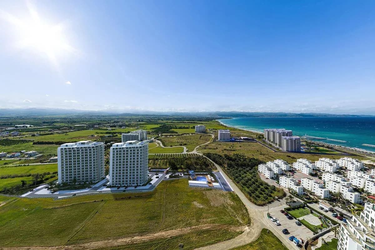 Aqua Residence, Güzelyurt — dış cephe görselleştirmesi · 4. görsel