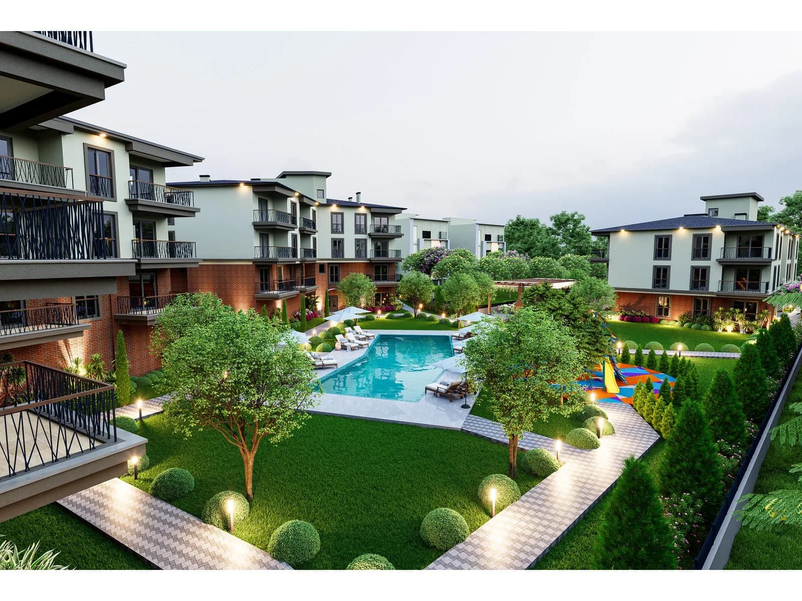 Arden Sitesi, Torbalı — dış cephe görselleştirmesi · 3. görsel