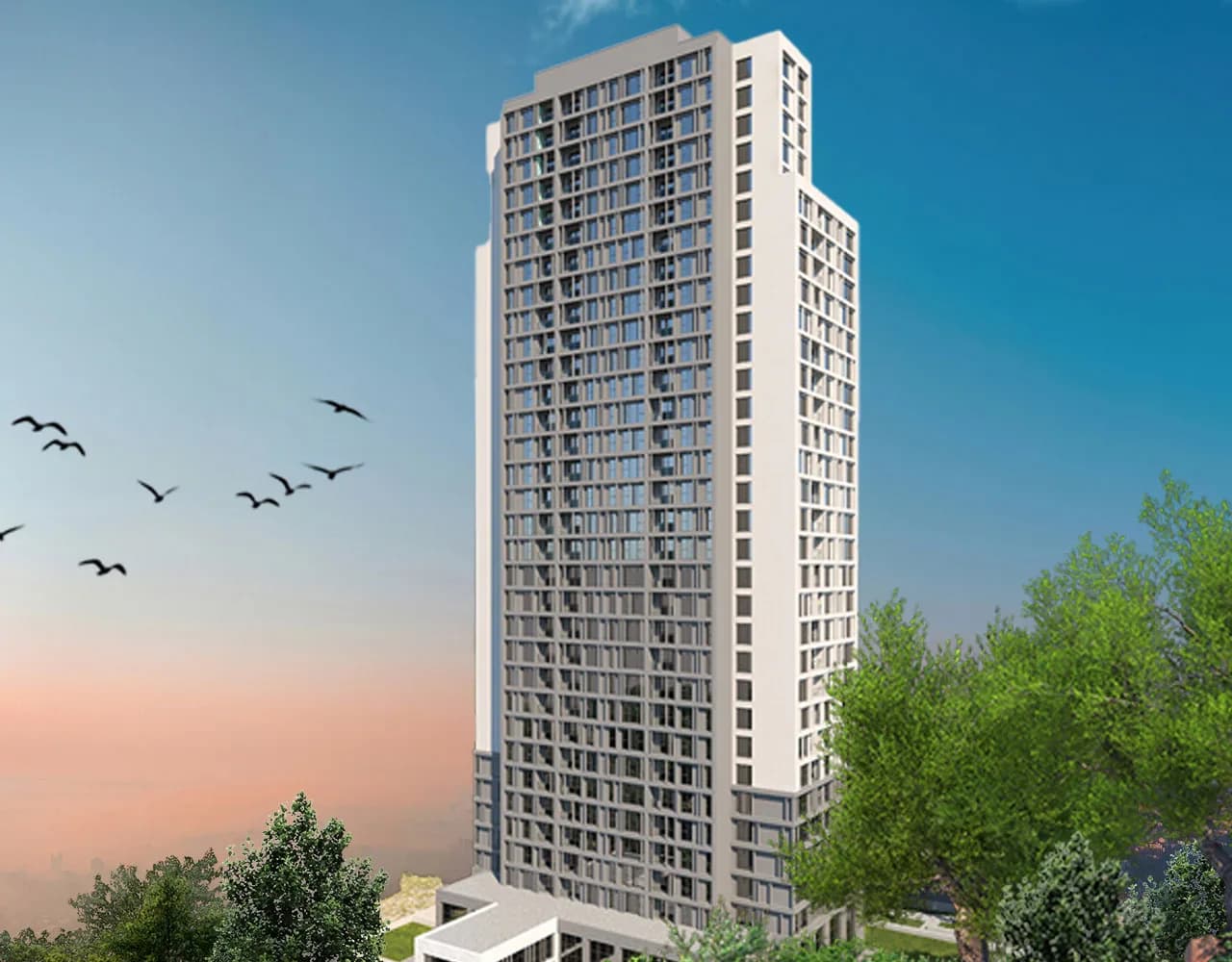 Arissa Aura, Gölbaşı — dış cephe görselleştirmesi
