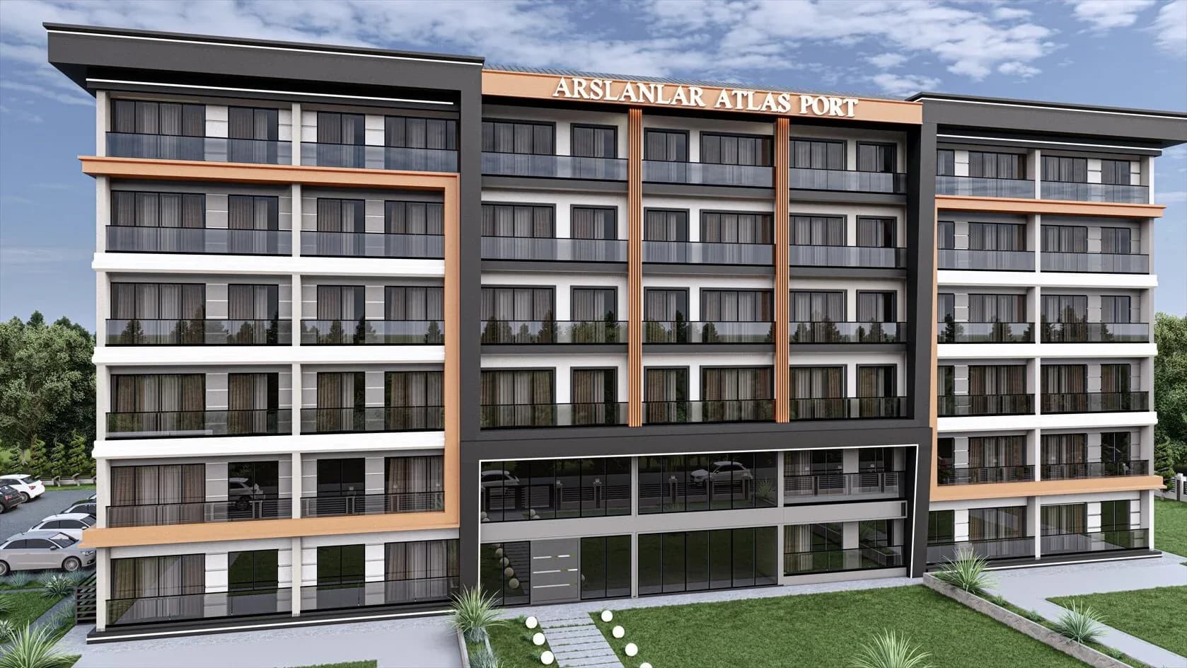 Arslanlar Atlas Port, Akyurt — dış cephe görselleştirmesi · 4. görsel
