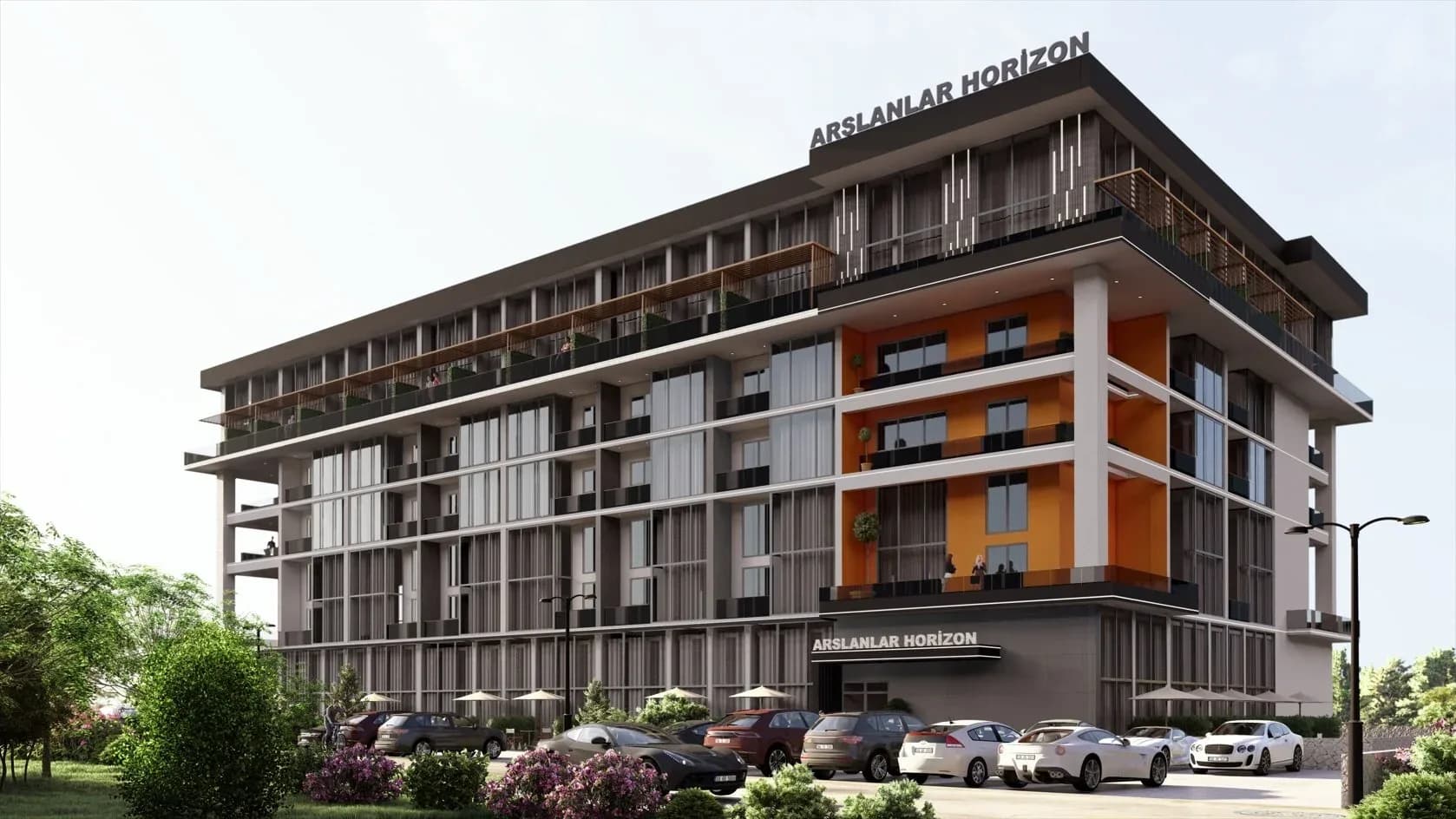 Arslanlar Horizon, Akyurt — dış cephe görselleştirmesi