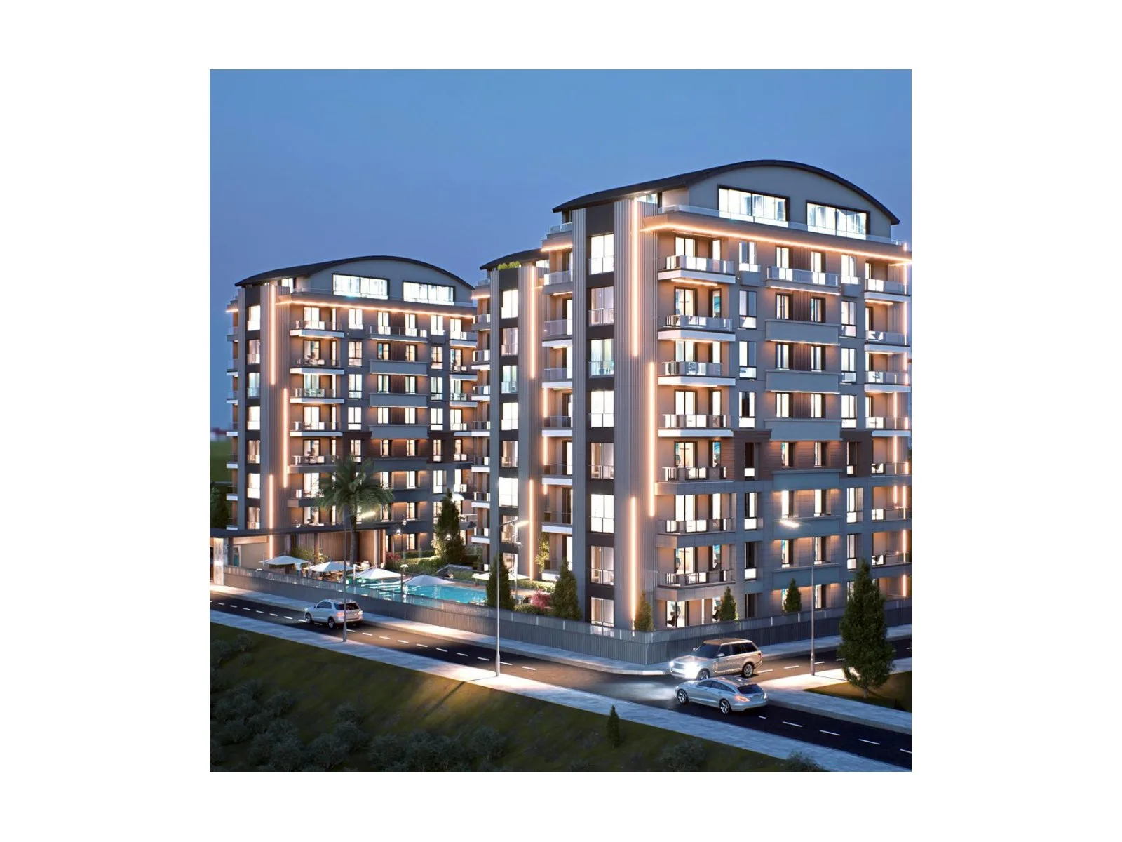 Arter Hill, Kepez — dış cephe görselleştirmesi · 5. görsel