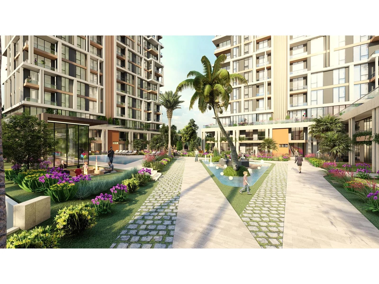 Aston Life Cadde, Sancaktepe — dış cephe görselleştirmesi
