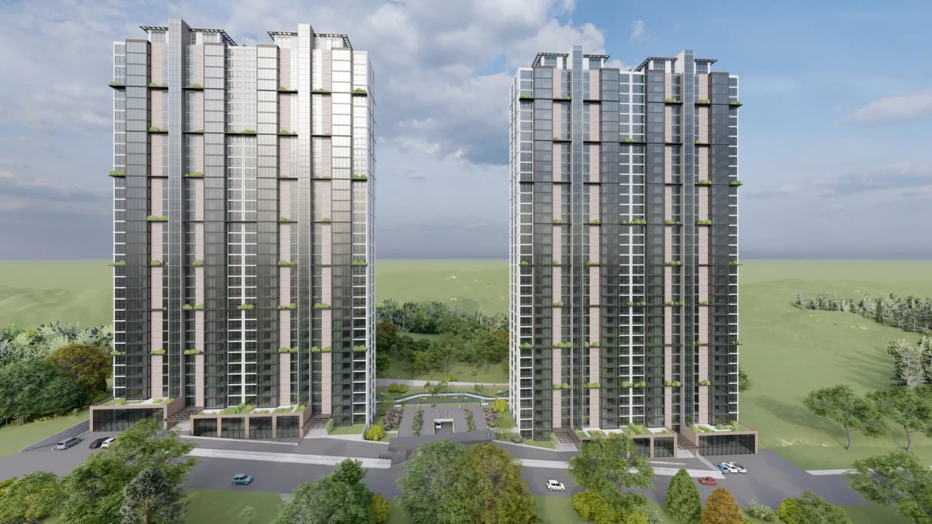 Atasayanlar 9, Gölbaşı — dış cephe görselleştirmesi
