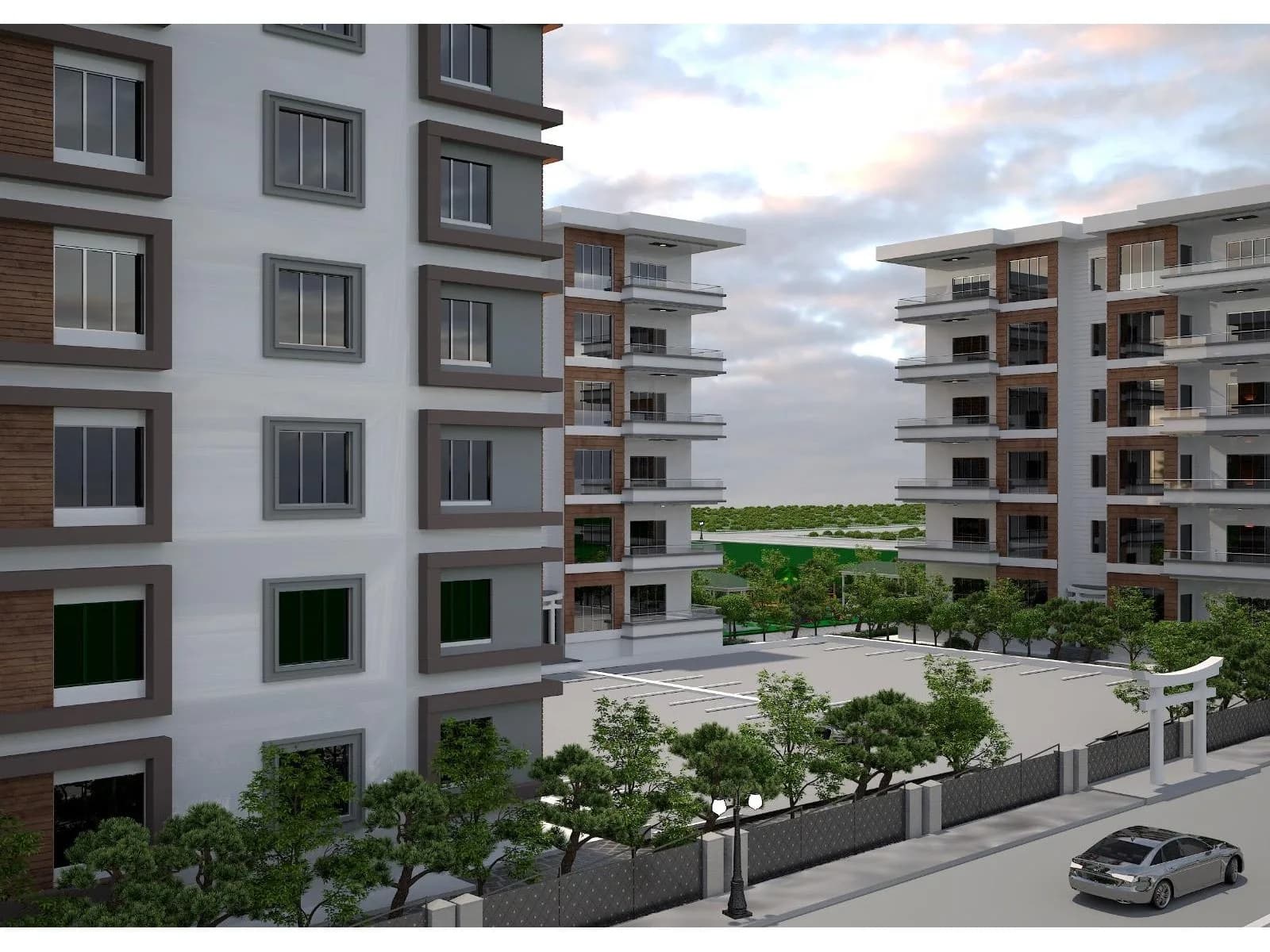Atlas Park Konutları, Kahramanmaraş — dış cephe görselleştirmesi · 3. görsel
