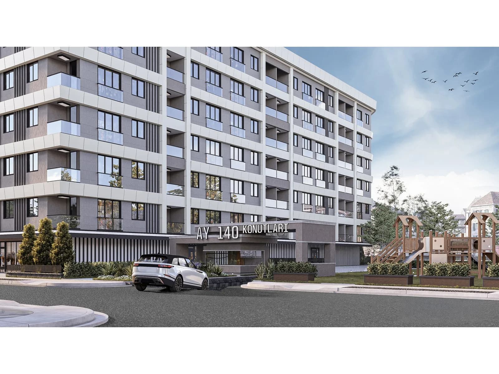 Ay 140 Konutları, Maltepe — dış cephe görselleştirmesi · 4. görsel