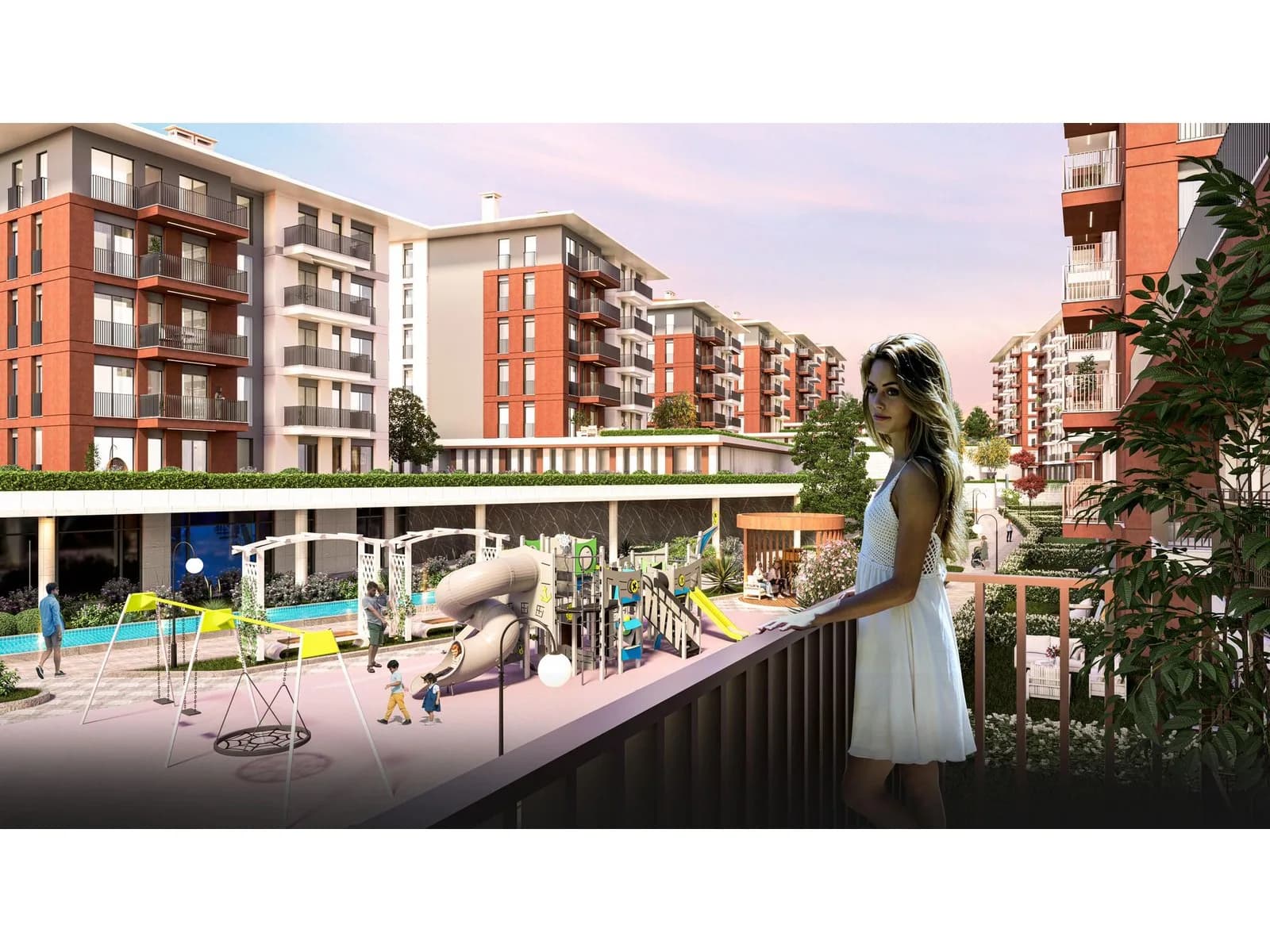 Aydos Yeşilçam Evleri, Pendik — dış cephe görselleştirmesi · 5. görsel