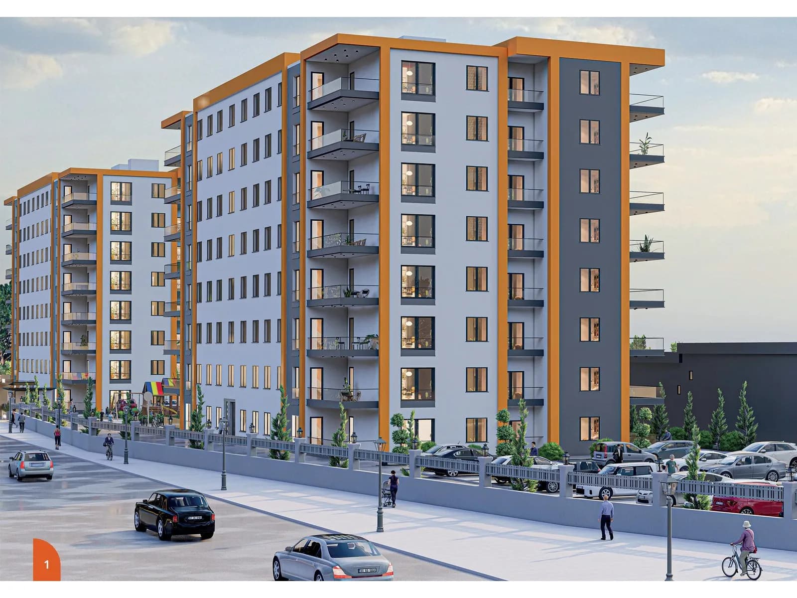 Bağlife Yenikent, Sincan — dış cephe görselleştirmesi · 3. görsel