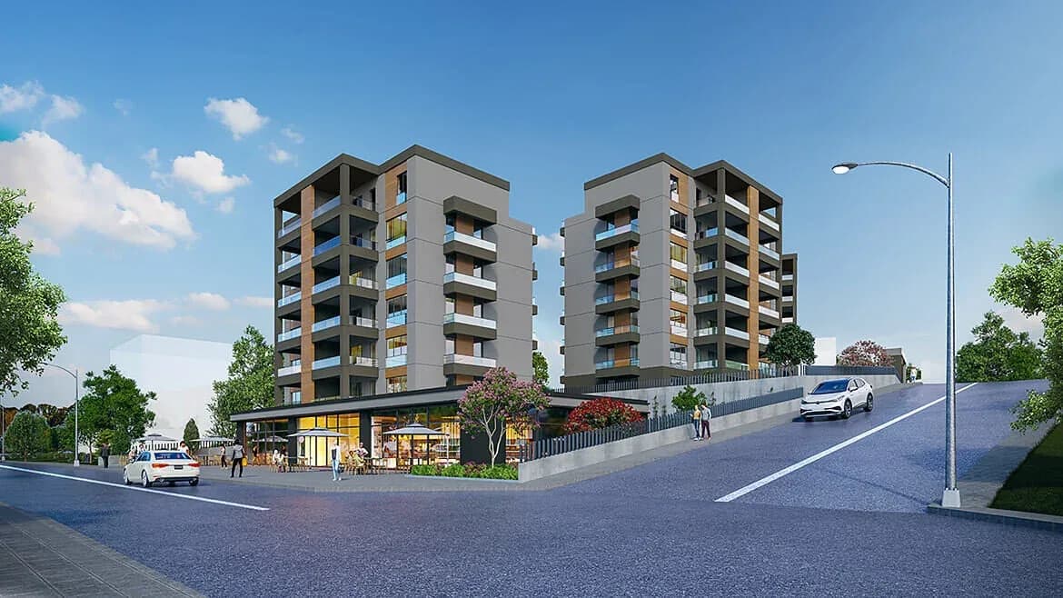 Balkan Derinpark, Nilüfer — dış cephe görselleştirmesi · 3. görsel