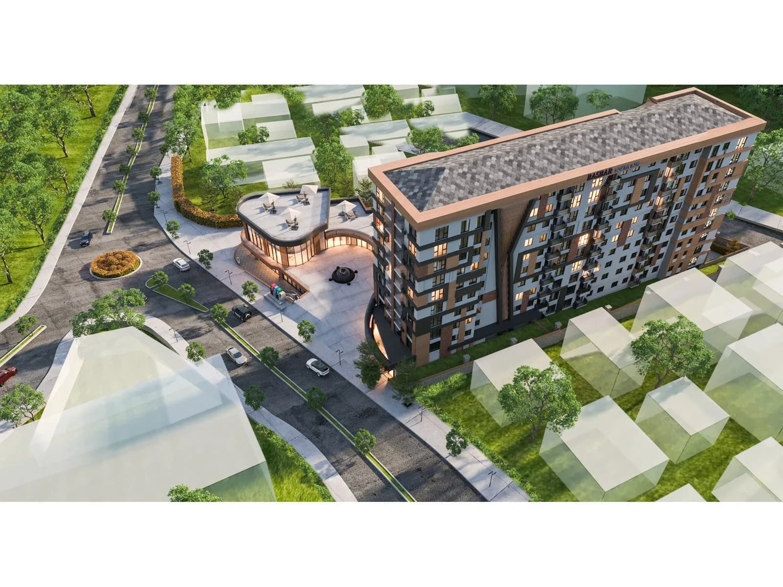 Başbar Nüans, Pendik — dış cephe görselleştirmesi