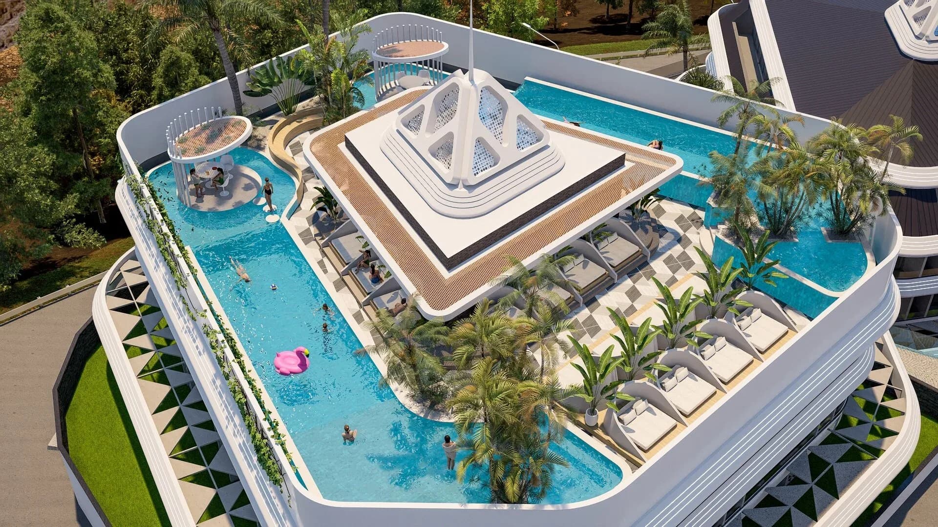 Beyzade, Alanya — dış cephe görselleştirmesi · 5. görsel
