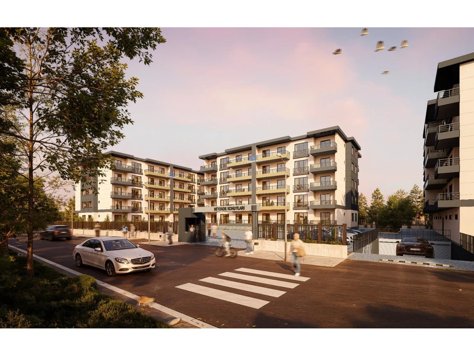 Beyzade Sitesi, Karatay — dış cephe görselleştirmesi · 5. görsel