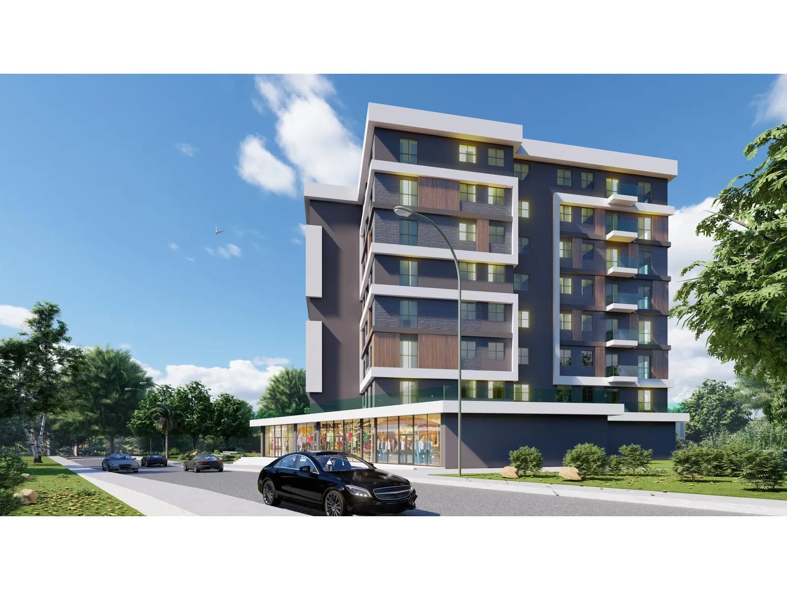 Bilgeler Koza, Sultanbeyli — dış cephe görselleştirmesi