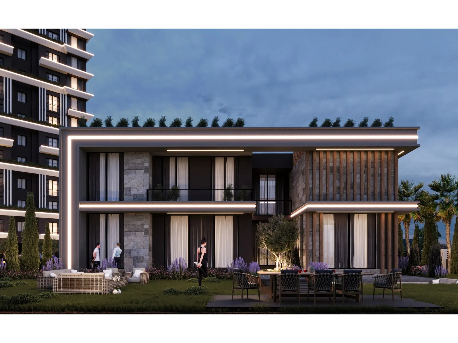 Binici Gold Sitesi, Mezitli — dış cephe görselleştirmesi · 3. görsel
