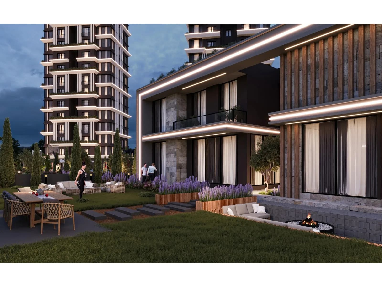 Binici Gold Sitesi, Mezitli — dış cephe görselleştirmesi · 2. görsel