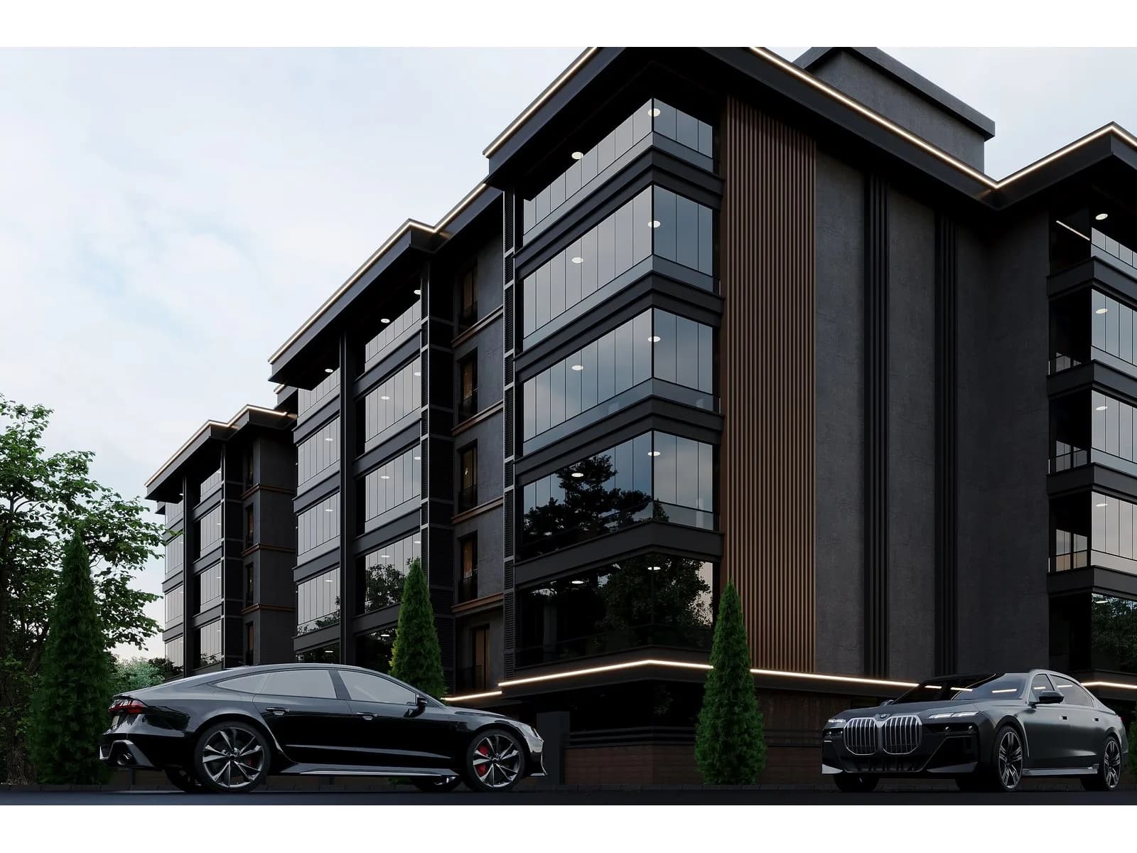 Bofigo Serenity Prestige, Torbalı — dış cephe görselleştirmesi