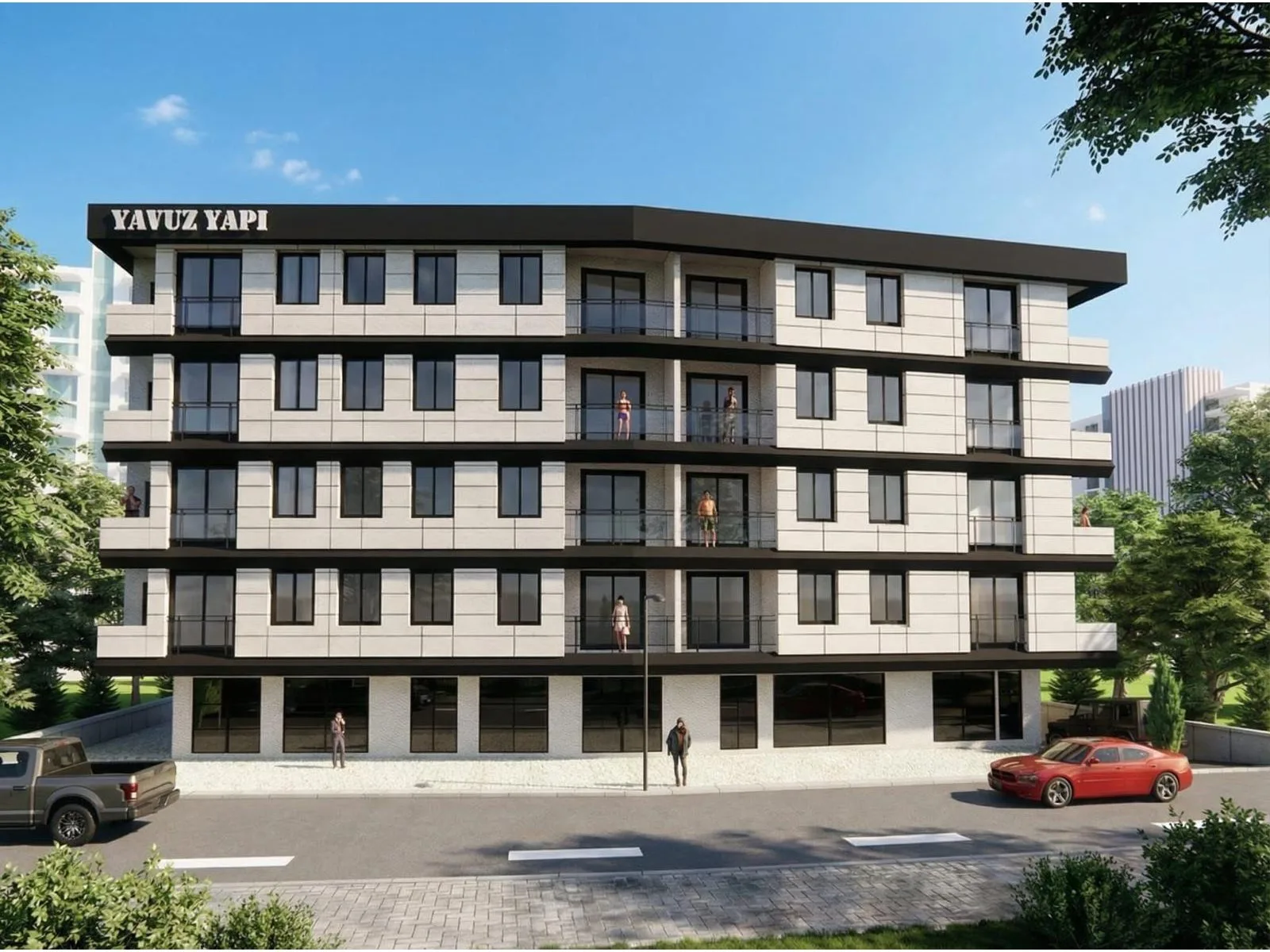 Cadde Kılavuz 2, Maltepe — dış cephe görselleştirmesi