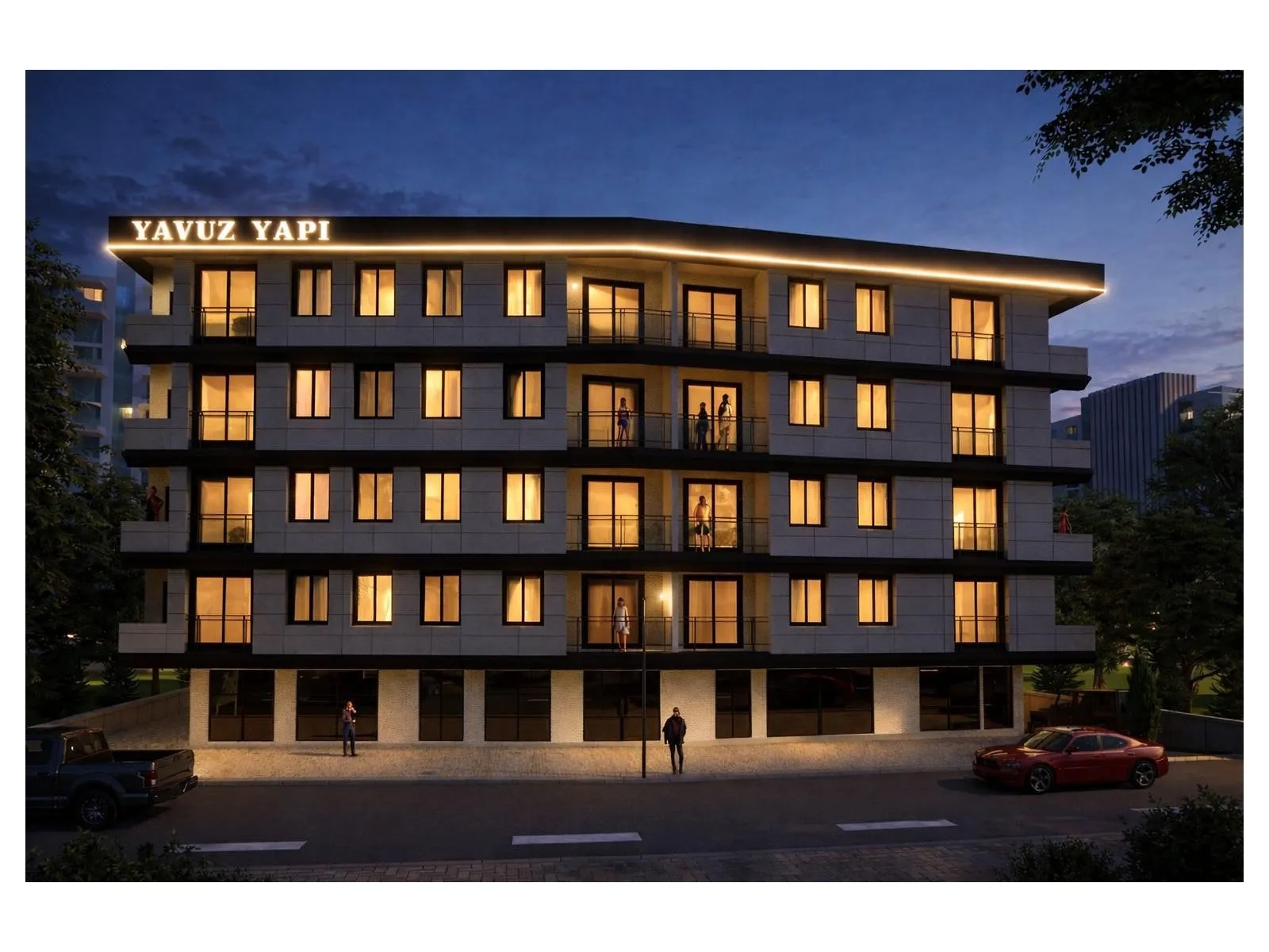 Cadde Kılavuz 2, Maltepe — dış cephe görselleştirmesi · 4. görsel
