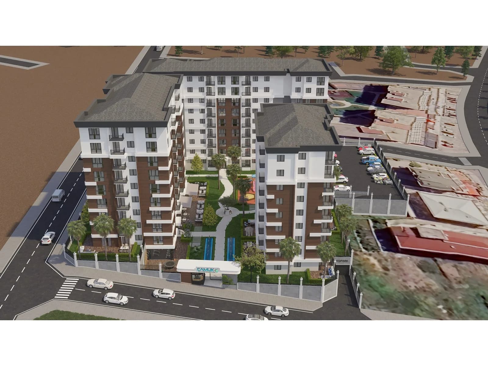 Çamlık Vadi Evleri, Pendik — dış cephe görselleştirmesi · 4. görsel