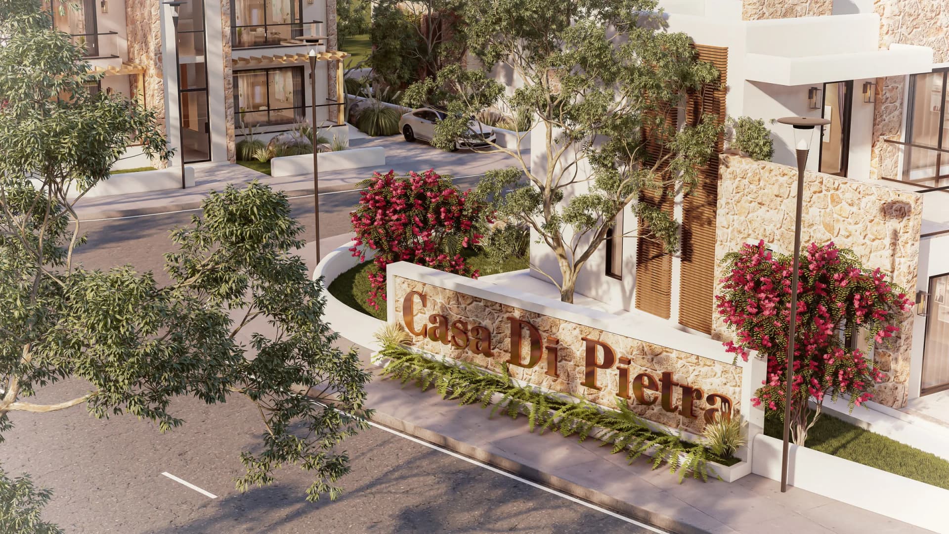 Casa Di Pietra, Gazimağusa — dış cephe görselleştirmesi