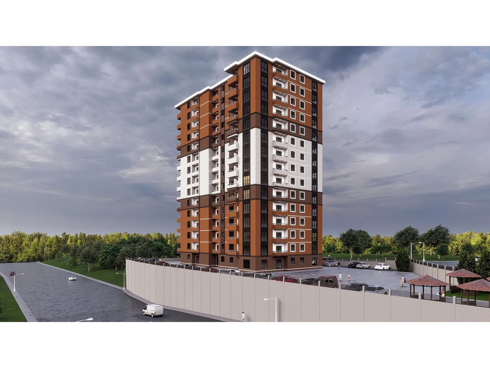 CBR İnşaat Evleri, Ordu — dış cephe görselleştirmesi · 3. görsel