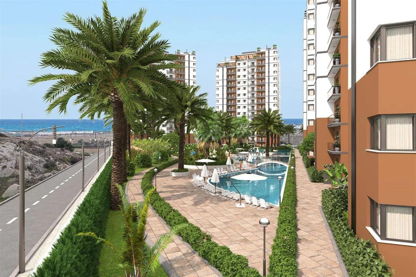CC Towers Iskele, İskele — dış cephe görselleştirmesi · 2. görsel