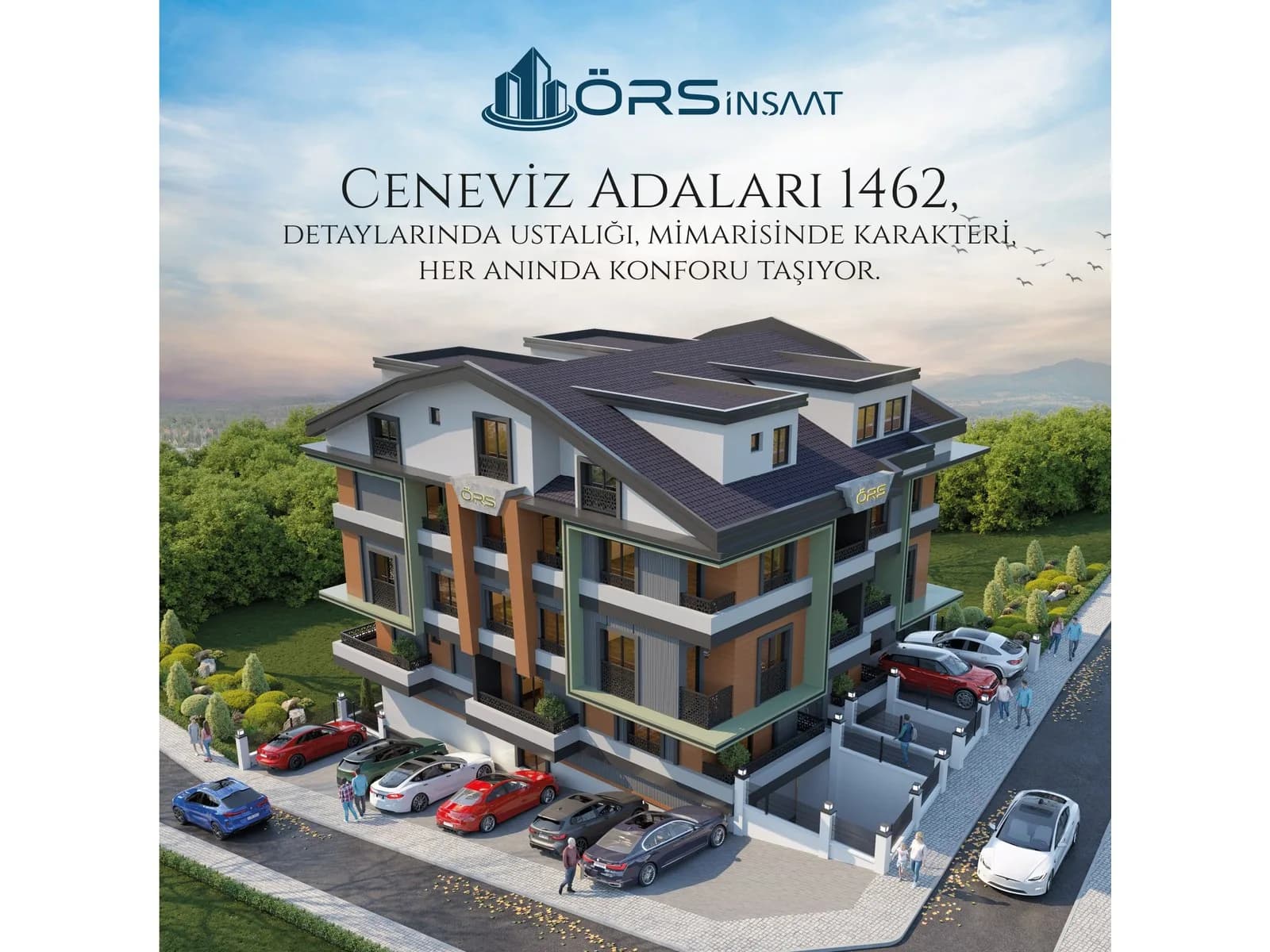 Ceneviz Adaları, Başiskele — dış cephe görselleştirmesi · 4. görsel