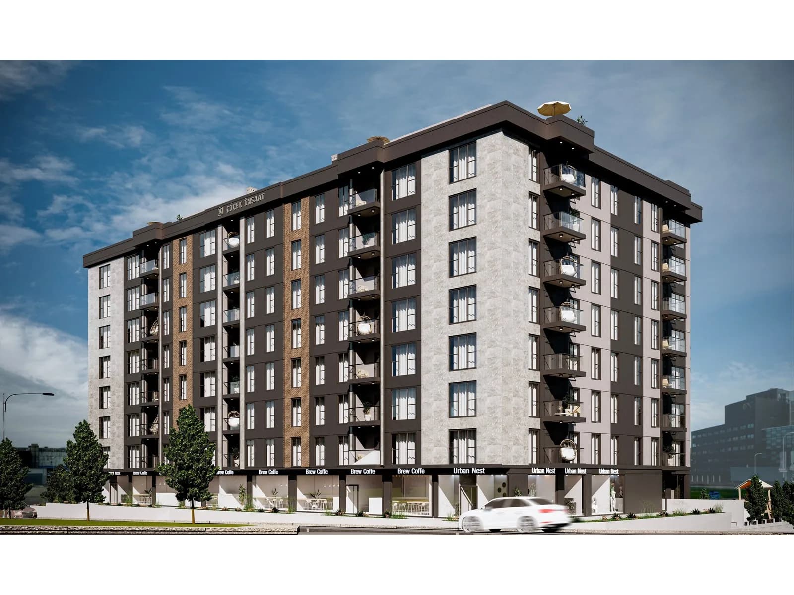 Çiçek City, Sultanbeyli — dış cephe görselleştirmesi · 3. görsel