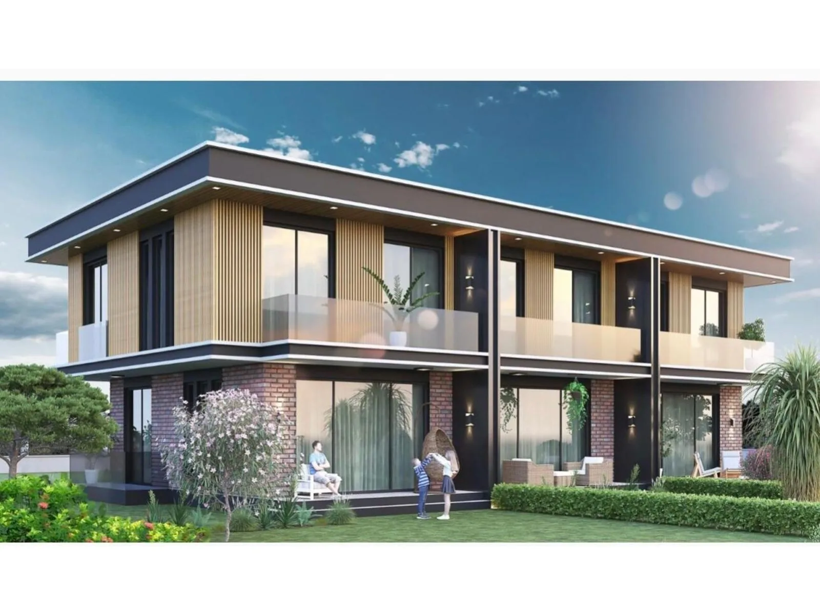 Clover Villa Bahçecik, Başiskele — dış cephe görselleştirmesi · 3. görsel