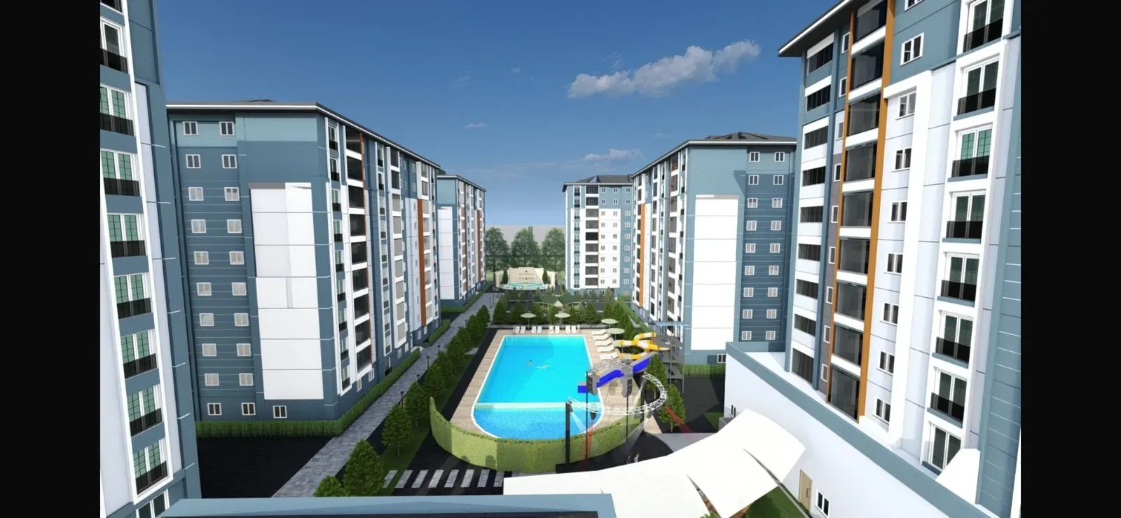 Çözüm Park Evleri 2:, Çerkezköy — dış cephe görselleştirmesi · 3. görsel