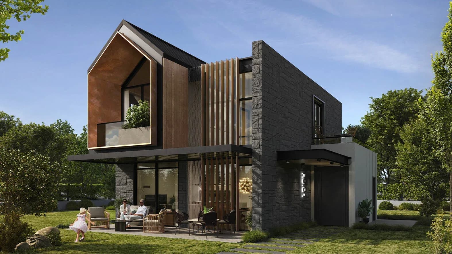 Dedeman Village, Gölbaşı — dış cephe görselleştirmesi · 2. görsel