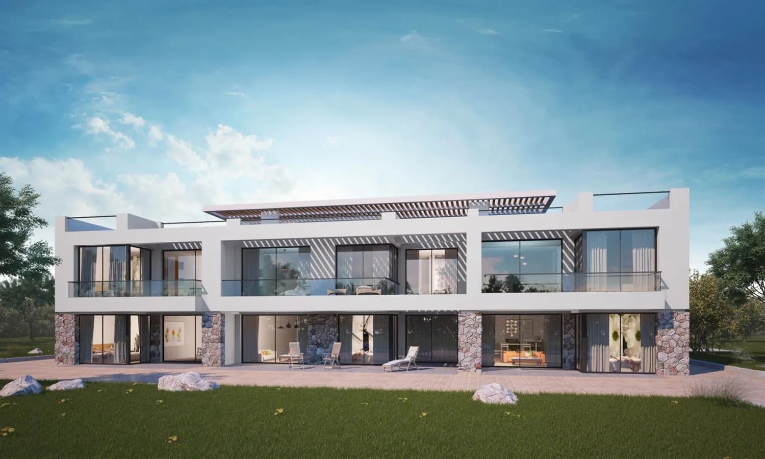 Deja Blue Eco Wellness, Girne — dış cephe görselleştirmesi