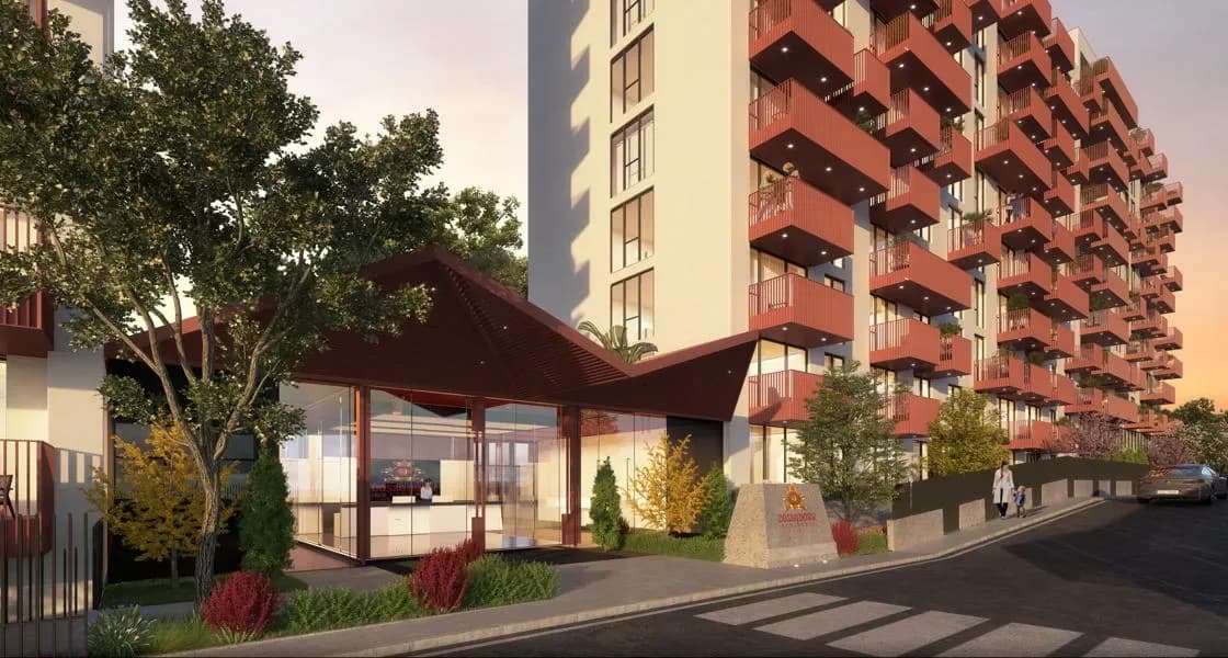 Dosso Dossi Residence, Küçükçekmece — dış cephe görselleştirmesi · 4. görsel