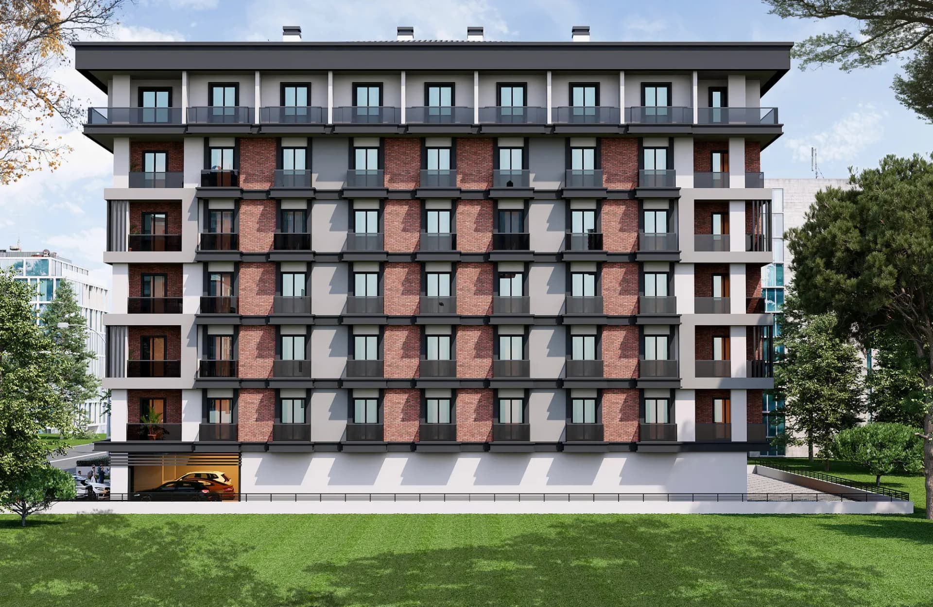 Edenya Residence, İzmit — dış cephe görselleştirmesi · 5. görsel