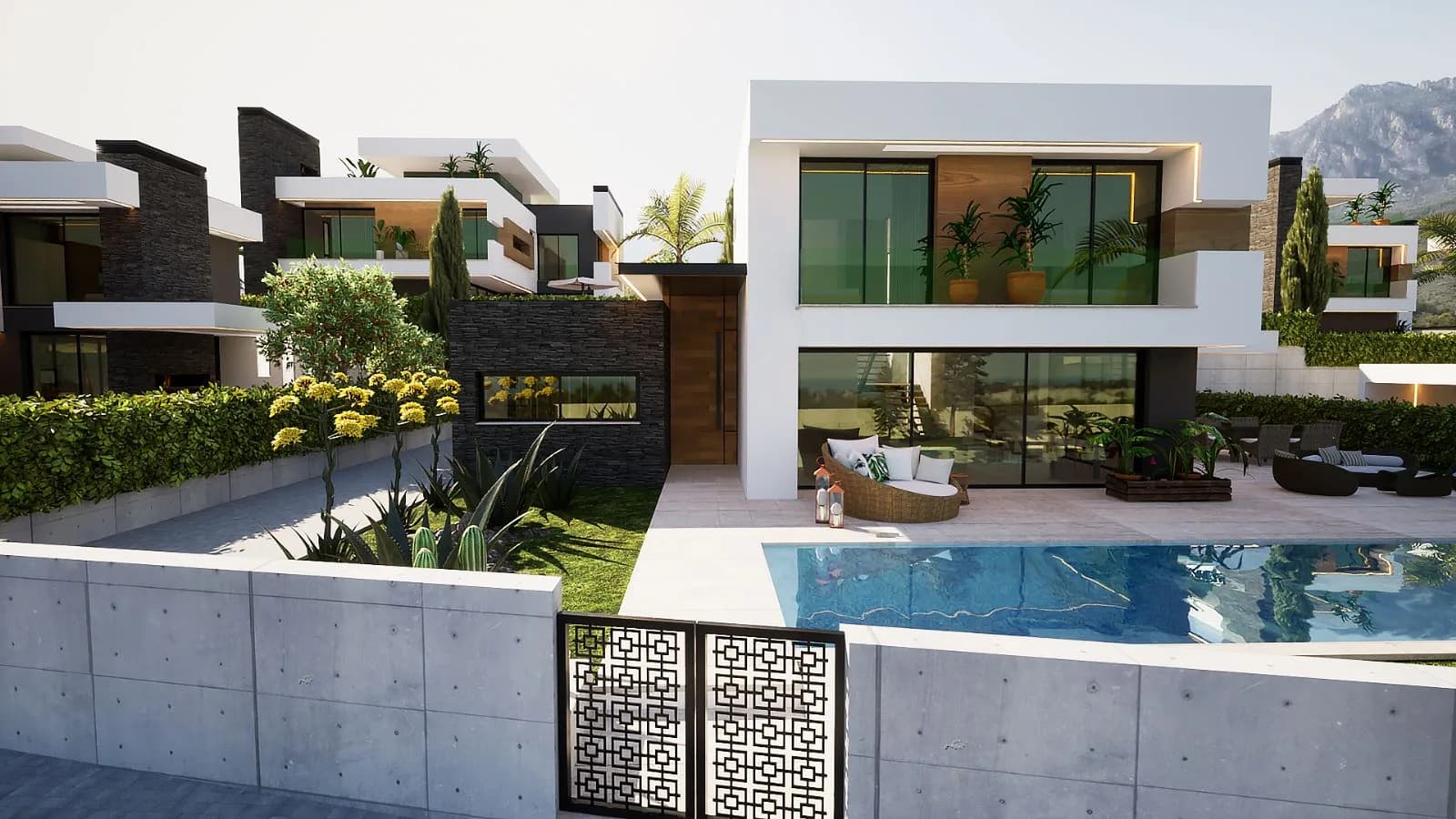 Edremit Villas, Girne — dış cephe görselleştirmesi · 5. görsel