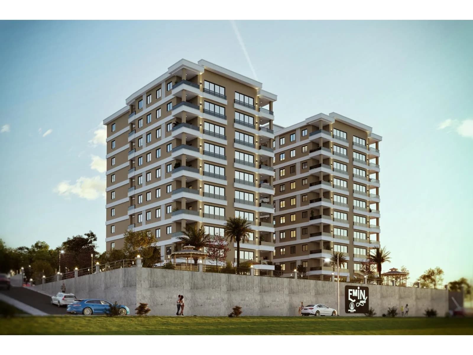 Emin Park, Ordu — dış cephe görselleştirmesi