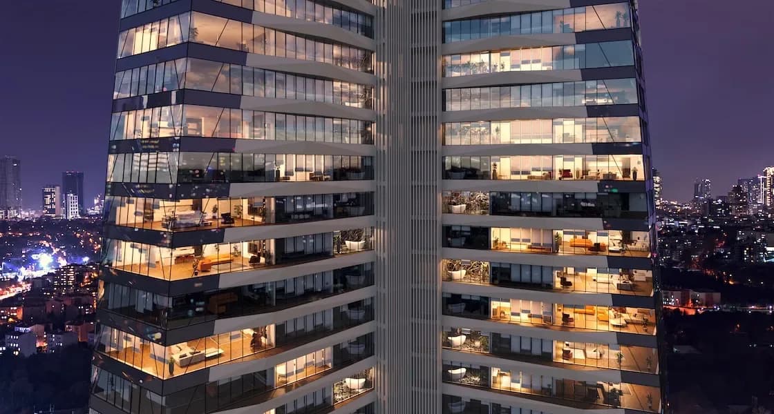Etro Residences İstanbul, Sarıyer — dış cephe görselleştirmesi · 5. görsel