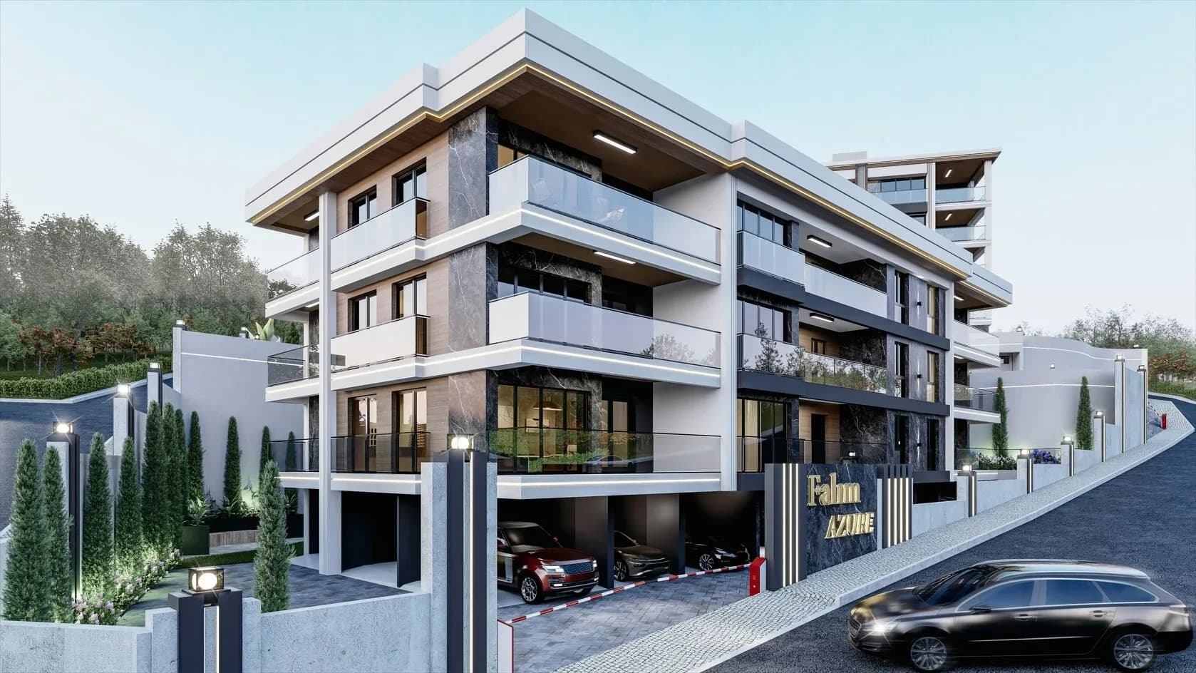 Falım Azure, Karadenizereğli — dış cephe görselleştirmesi