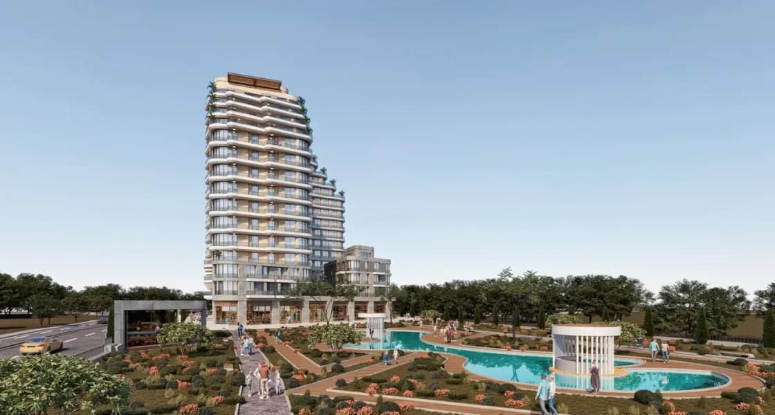 Favorist Panorama, Büyükçekmece — dış cephe görselleştirmesi