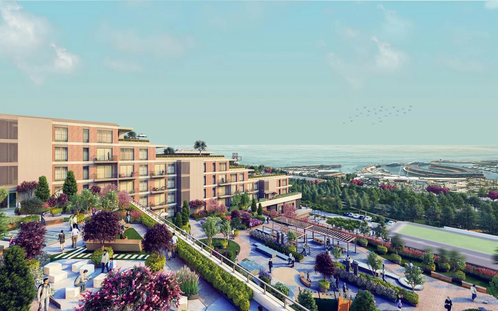 Fua-Denizpark, Tuzla — dış cephe görselleştirmesi · 3. görsel