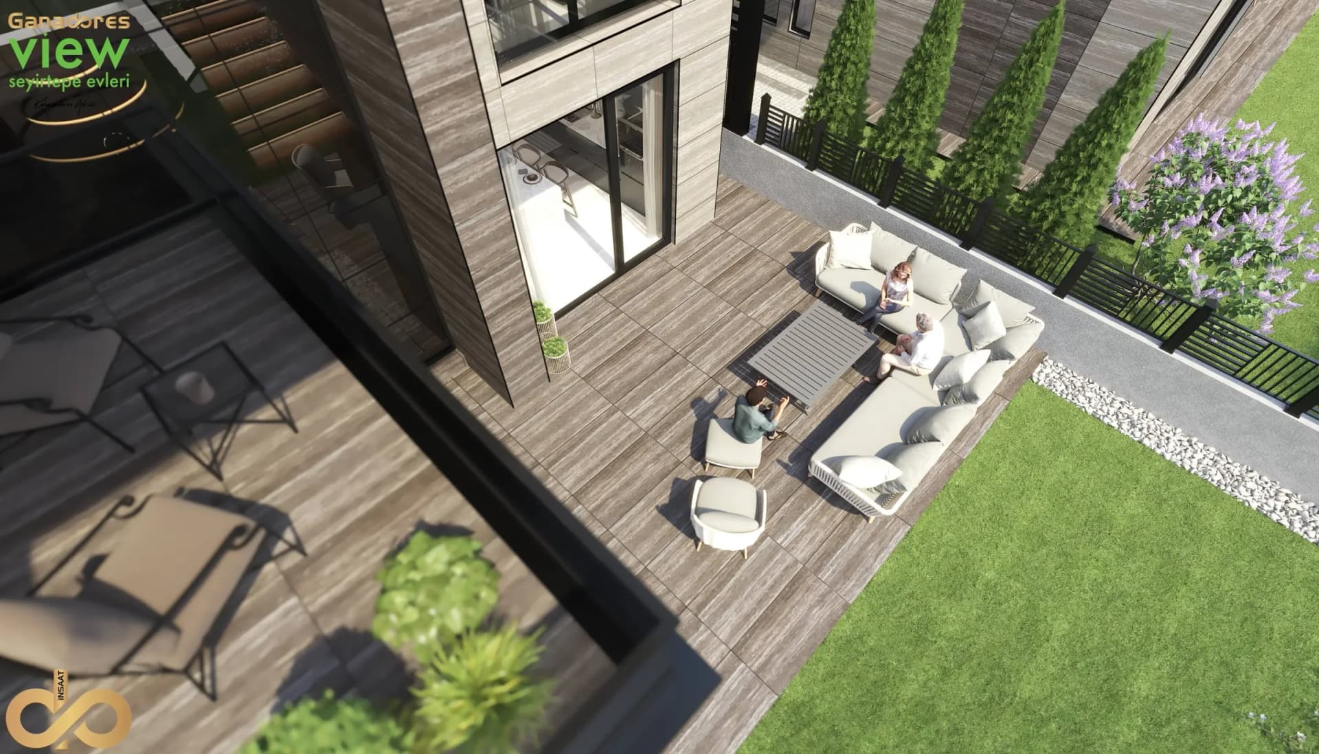 Ganodores View Seyirtepe, Yenimahalle — dış cephe görselleştirmesi · 3. görsel