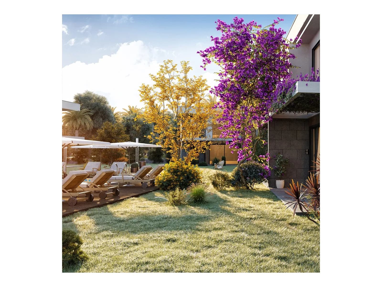 Gardenia Ayvalık, Ayvalık — dış cephe görselleştirmesi