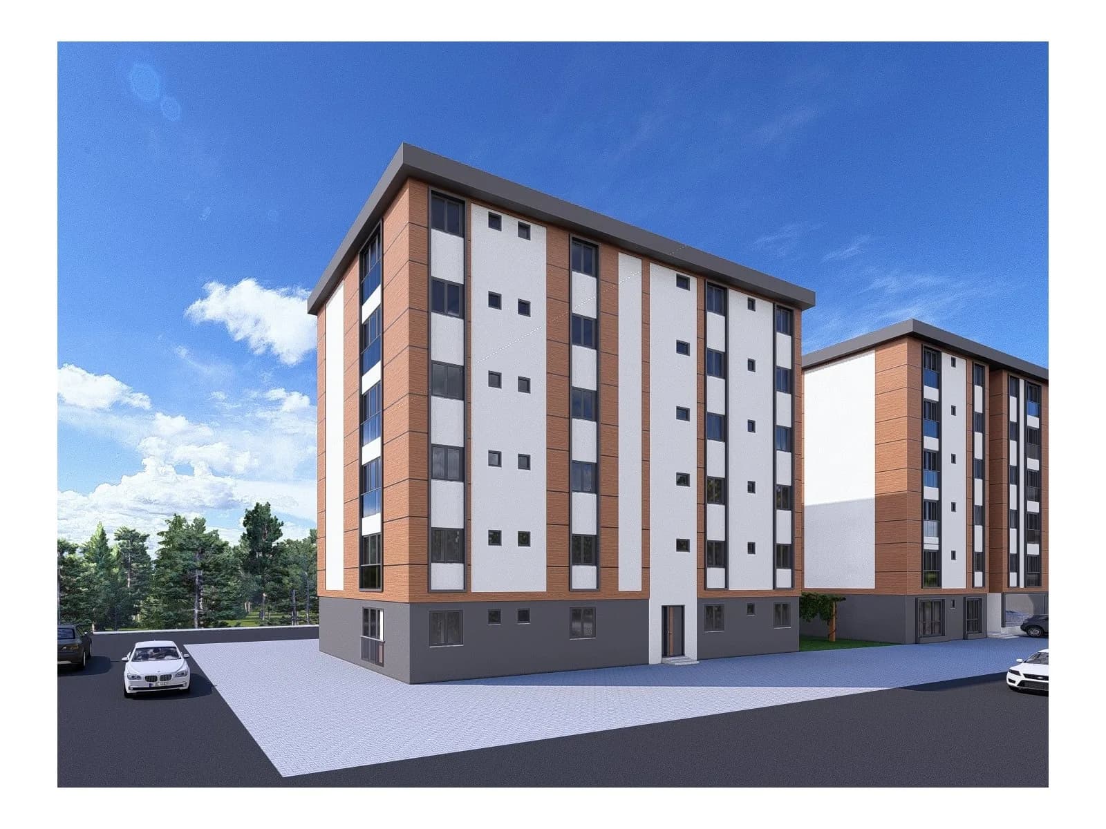 Göktürk Sitesi, Pendik — dış cephe görselleştirmesi · 5. görsel