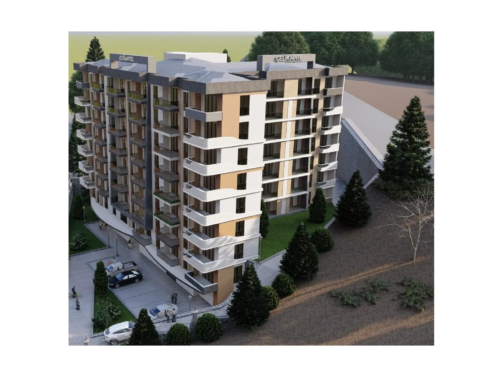 Gümüş Sitesi, Trabzon — dış cephe görselleştirmesi