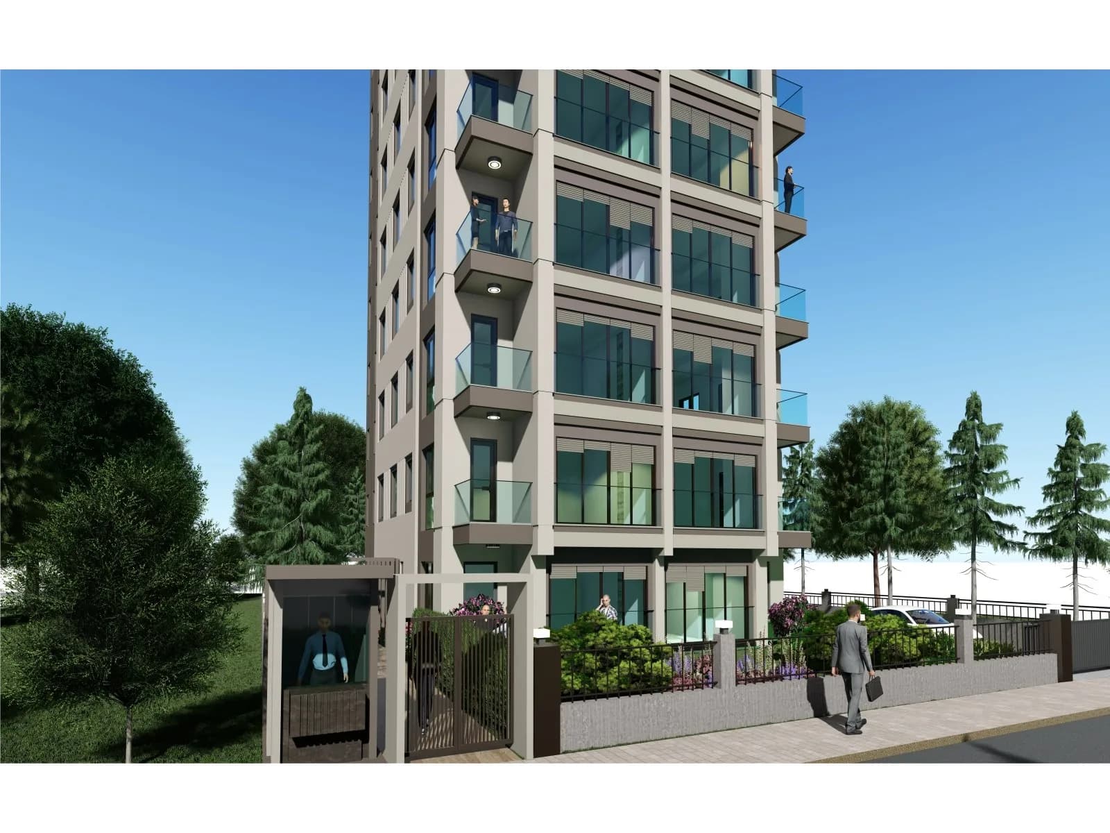 Günebakan Konutları, Kadıköy — dış cephe görselleştirmesi · 5. görsel