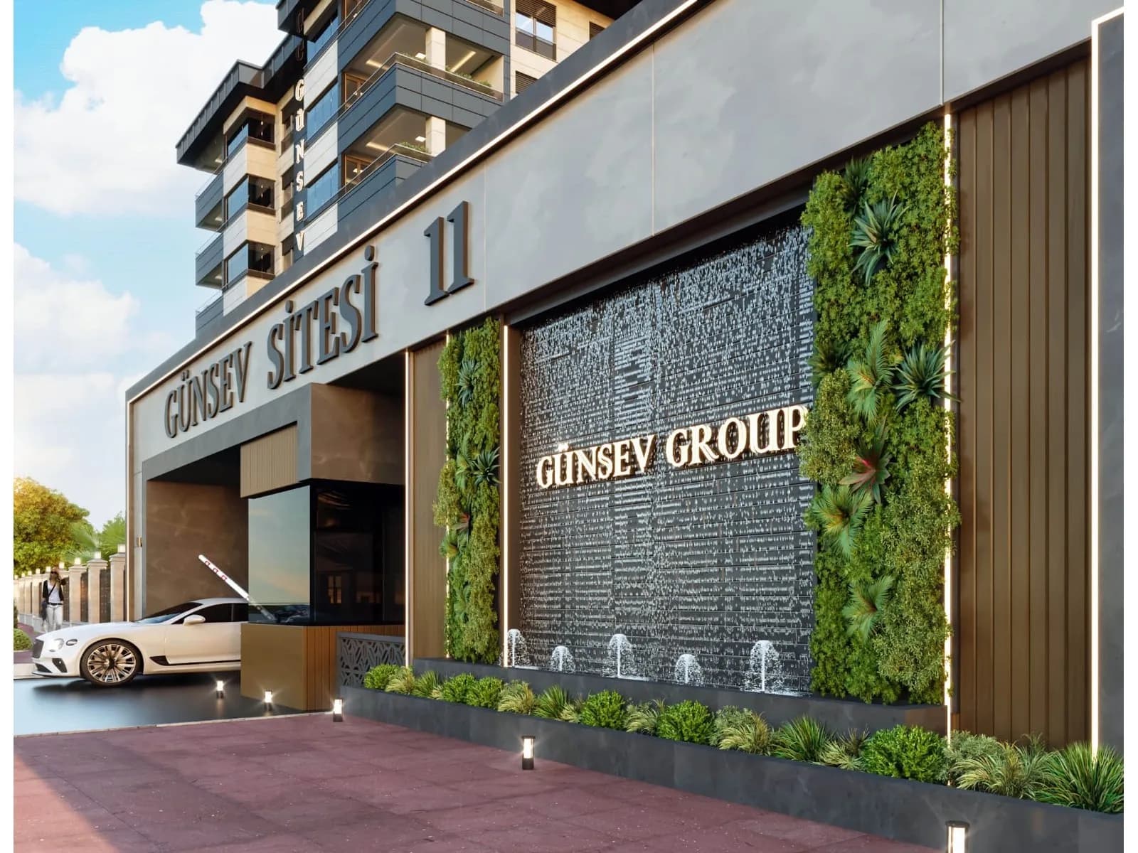 Günsev Sitesi 11, Şahinbey — dış cephe görselleştirmesi · 2. görsel
