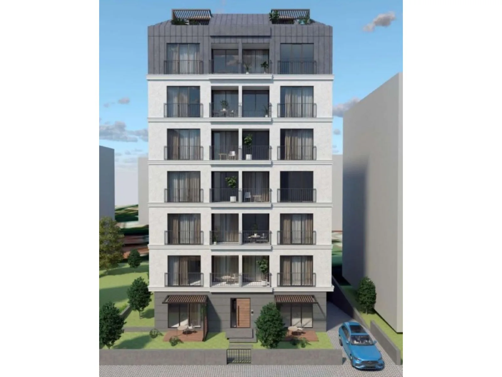 Hakkı Demir Apartmanı, Pendik — dış cephe görselleştirmesi · 3. görsel