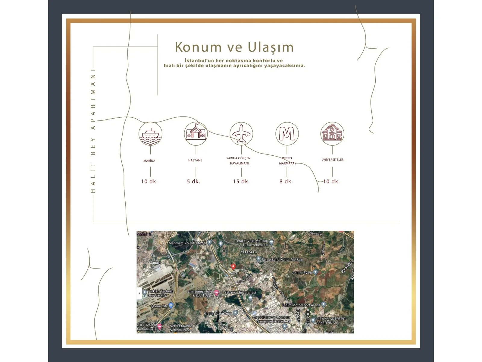 Halit Bey Apartmanı, Tuzla — dış cephe görselleştirmesi · 3. görsel